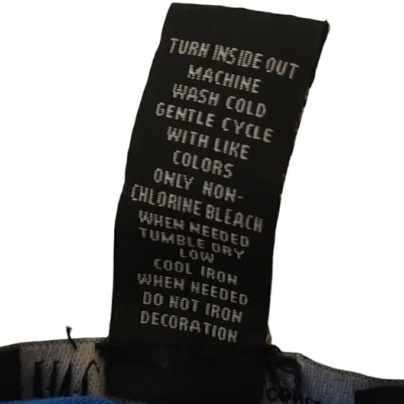 Y2K Maxi Dress Sz SP Studs Blue White Striped Jersey Knit Hippie Boho Nautical - Picture 10 of 16